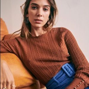 *Shrunken* Sezane Ornella jumper